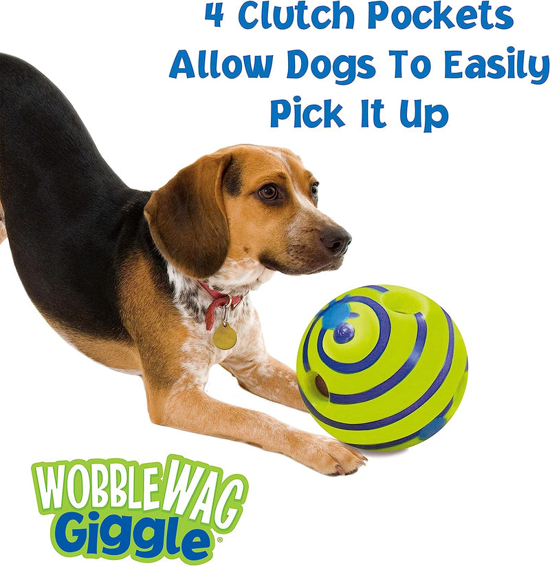 Wobble Wag Giggle Ball, Interactive Dog Toy