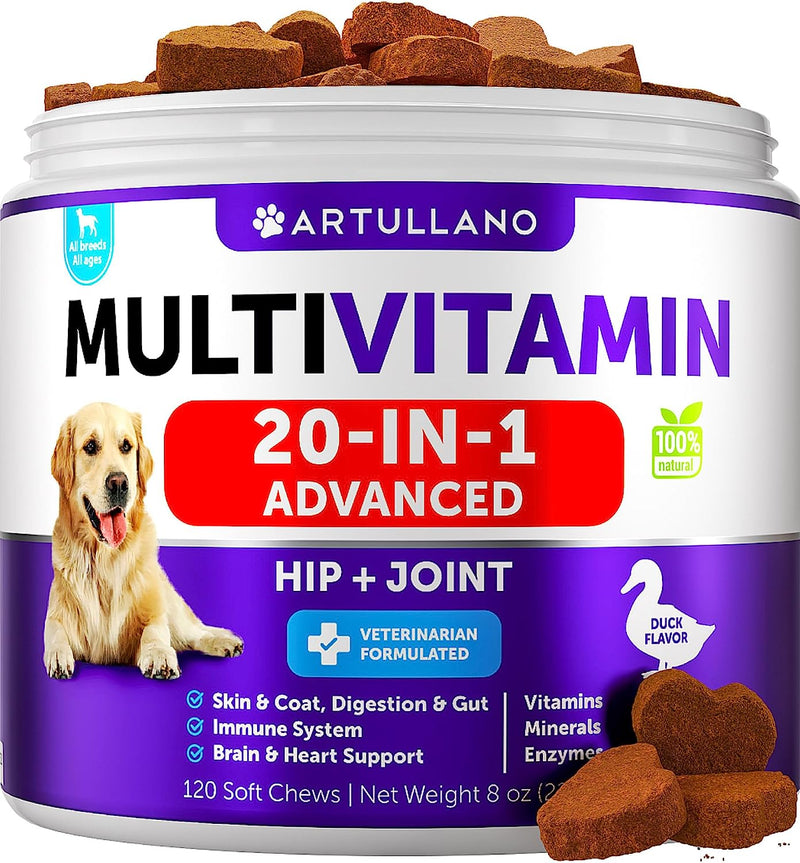 Dog Vitamins and Supplements - Senior & Puppy Multivitamin for Dogs