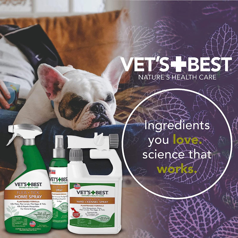 Vet s Best Flea and Tick Home Spray For Dogs