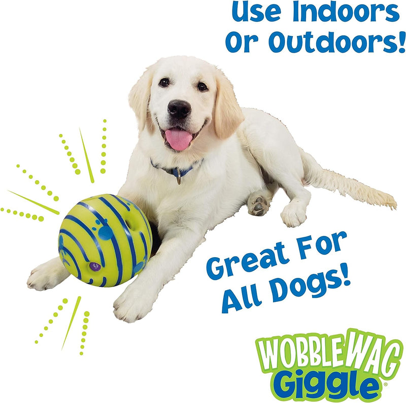 Wobble Wag Giggle Ball, Interactive Dog Toy