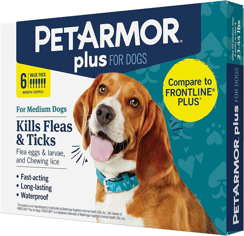 PetArmor Plus Flea and Tick Prevention for Dogs