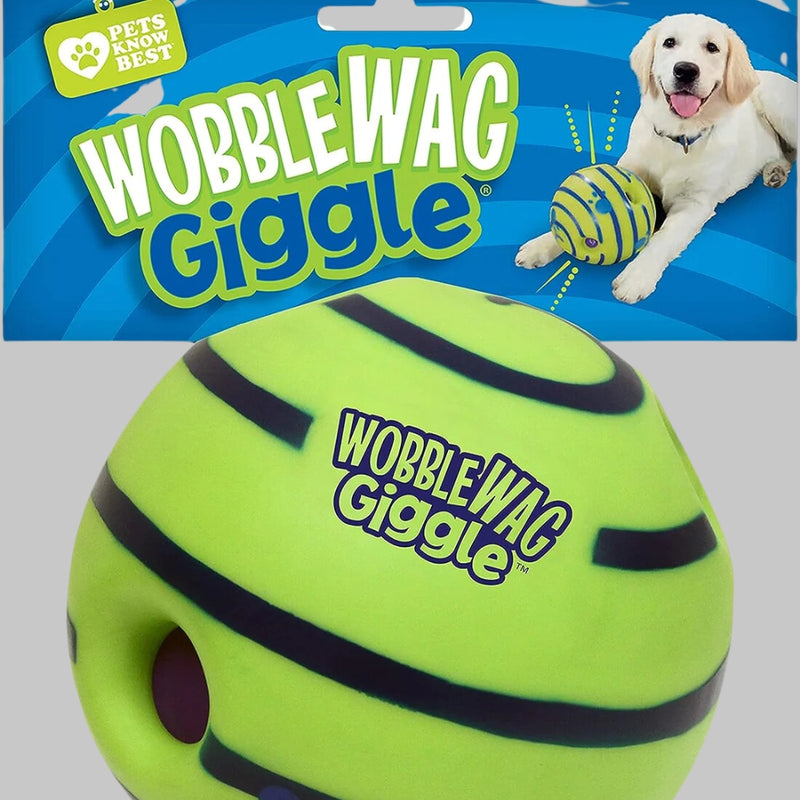 Wobble Wag Giggle Ball, Interactive Dog Toy