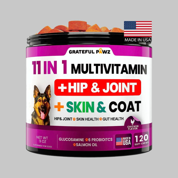 Dog Vitamins and Supplements, Dog Multivitamin Chewable with Glucosamine